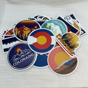 Love Colorado Themed Sticker Set - 50pc Set - NWT